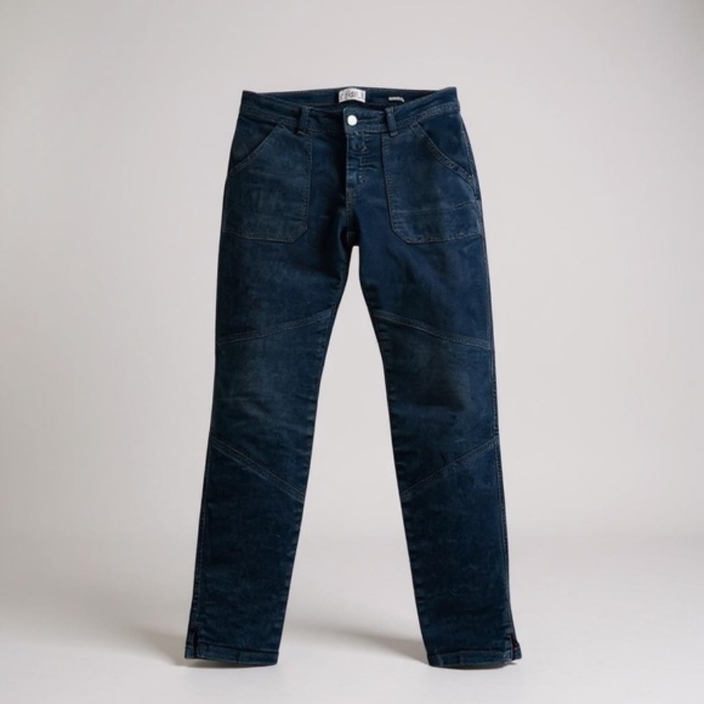 Closed Francesca Mid Rise Moto Skinny Pants